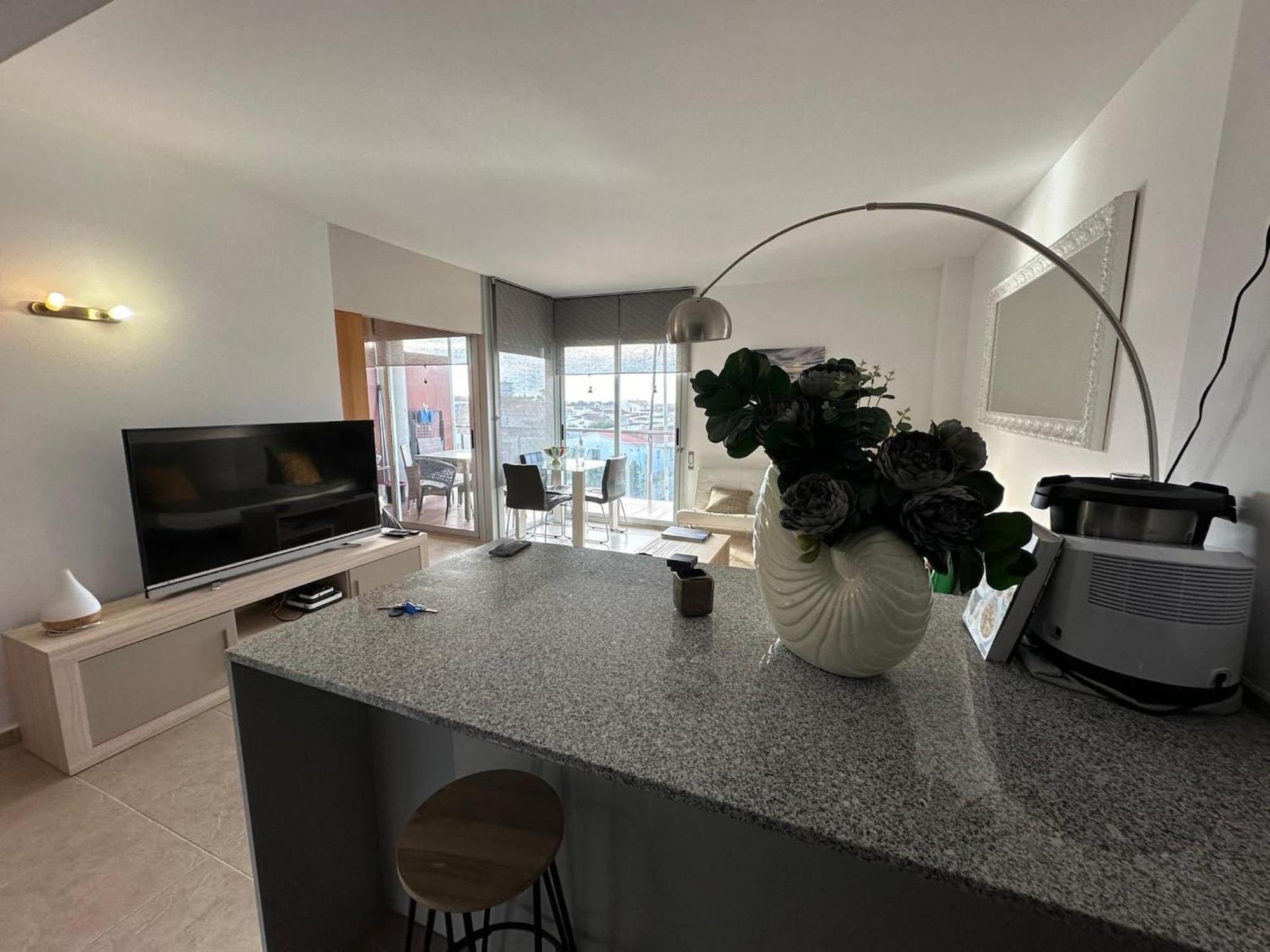 Apartamento En Roses Con Vistas Al Canal Y Piscina Экстерьер фото